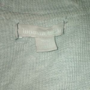 Woman within thermal hoodie